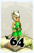 A Dofus character, Osamodas-Air, by level 64