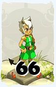 Un personnage du jeu Dofus, Osamodas-Air, au niveau 66