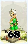 Un personnage du jeu Dofus, Osamodas-Air, au niveau 68