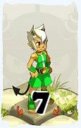 A Dofus character, Cra-Air, by level 7