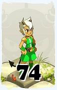 A Dofus character, Pandawa-Air, by level 74