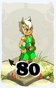 A Dofus character, Osamodas-Air, by level 80