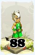 Um personagem do jogo Dofus, Osamodas-Ar, de nivel 88