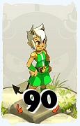 Un personaggio del gioco Dofus, Etram-Aria, al livello 90