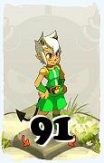 Un personnage du jeu Dofus, Osamodas-Air, au niveau 91