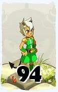 Un personaggio del gioco Dofus, Osamodas-Aria, al livello 94