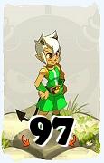 Un personaggio del gioco Dofus, Osamodas-Aria, al livello 97