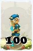 Un personaggio del gioco Dofus, Osamodas-Aria, al livello 100