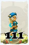 Un personaggio del gioco Dofus, Osamodas-Aria, al livello 111