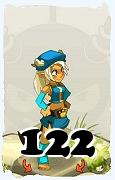 Un personaggio del gioco Dofus, Osamodas-Aria, al livello 122