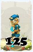 Um personagem do jogo Dofus, Osamodas-Ar, de nivel 125