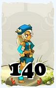 Un personaggio del gioco Dofus, Osamodas-Aria, al livello 140