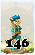 Um personagem do jogo Dofus, Osamodas-Ar, de nivel 146