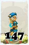 Un personaggio del gioco Dofus, Osamodas-Aria, al livello 147