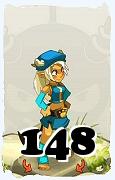 Un personnage du jeu Dofus, Osamodas-Air, au niveau 148