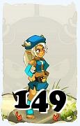 Um personagem do jogo Dofus, Osamodas-Ar, de nivel 149