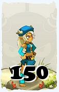 Un personnage du jeu Dofus, Osamodas-Air, au niveau 150