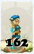 Um personagem do jogo Dofus, Osamodas-Ar, de nivel 162