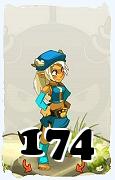 Un personaggio del gioco Dofus, Osamodas-Aria, al livello 174