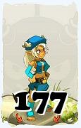 Um personagem do jogo Dofus, Osamodas-Ar, de nivel 177