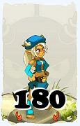 Un personaje del juego Dofus, Osamodas-Aire, de nivel 180