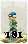 Un personaggio del gioco Dofus, Aniripsa-Aria, al livello 181