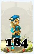 Un personaggio del gioco Dofus, Osamodas-Aria, al livello 184