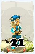 A Dofus character, Iop-Air, by level 21