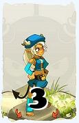 A Dofus character, Osamodas-Air, by level 3