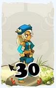 Un personaggio del gioco Dofus, Osamodas-Aria, al livello 30