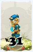 Un personaggio del gioco Dofus, Osamodas-Aria, al livello 31