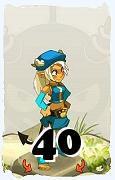 Un personnage du jeu Dofus, Osamodas-Air, au niveau 40