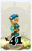 Un personaje del juego Dofus, Sram-Aire, de nivel 41