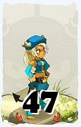 Un personaggio del gioco Dofus, Osamodas-Aria, al livello 47