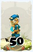 Un personaje del juego Dofus, Osamodas-Aire, de nivel 50