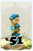 Um personagem do jogo Dofus, Osamodas-Ar, de nivel 51