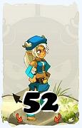 Un personnage du jeu Dofus, Osamodas-Air, au niveau 52