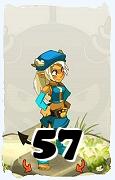 Un personaggio del gioco Dofus, Osamodas-Aria, al livello 57