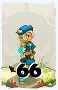 Un personaje del juego Dofus, Osamodas-Aire, de nivel 66