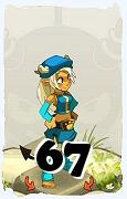 Um personagem do jogo Dofus, Osamodas-Ar, de nivel 67