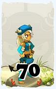 Um personagem do jogo Dofus, Osamodas-Ar, de nivel 70