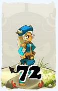 Un personnage du jeu Dofus, Osamodas-Air, au niveau 72