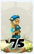 A Dofus character, Rogue-Air, by level 75