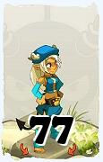 Un personnage du jeu Dofus, Zobal-Air, au niveau 77