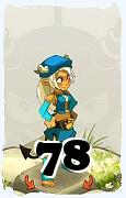 Um personagem do jogo Dofus, Osamodas-Ar, de nivel 78