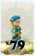 Un personaggio del gioco Dofus, Osamodas-Aria, al livello 79