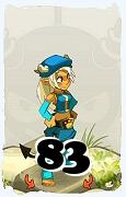 Um personagem do jogo Dofus, Osamodas-Ar, de nivel 83