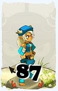 Un personnage du jeu Dofus, Osamodas-Air, au niveau 87