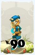 Un personaggio del gioco Dofus, Osamodas-Aria, al livello 90