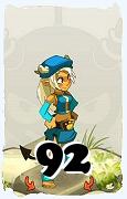 Un personnage du jeu Dofus, Osamodas-Air, au niveau 92